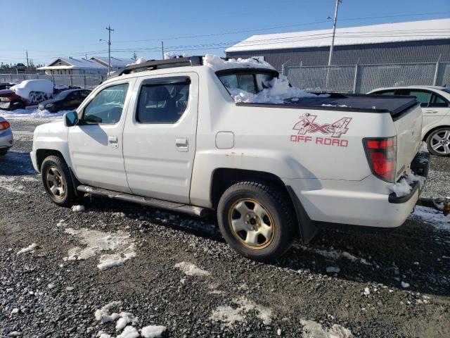 5FPYK1F7XCB551637 - 2012 HONDA RIDGELINE SPORT WHITE photo 2