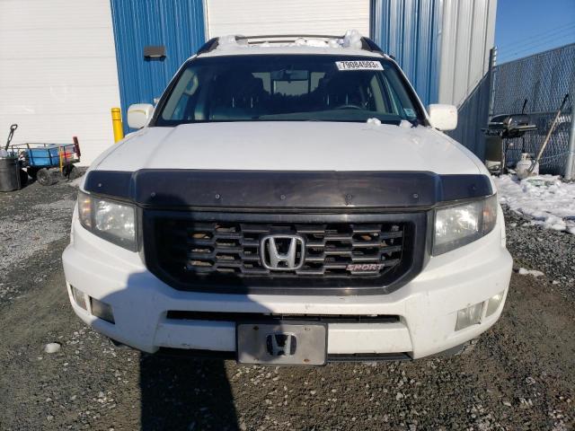 5FPYK1F7XCB551637 - 2012 HONDA RIDGELINE SPORT WHITE photo 5