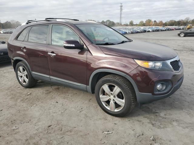 5XYKU4A69DG327844 - 2013 KIA SORENTO EX BURGUNDY photo 4