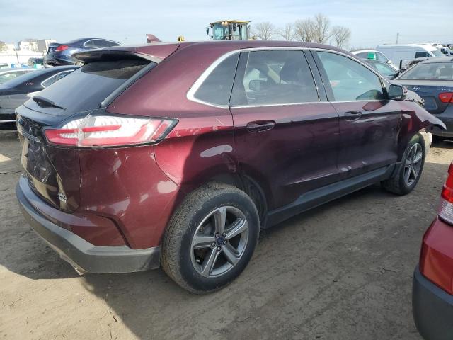 2FMPK3J91KBB92338 - 2019 FORD EDGE SEL MAROON photo 3