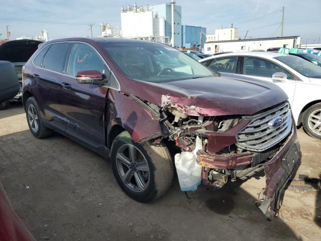 2FMPK3J91KBB92338 - 2019 FORD EDGE SEL MAROON photo 4