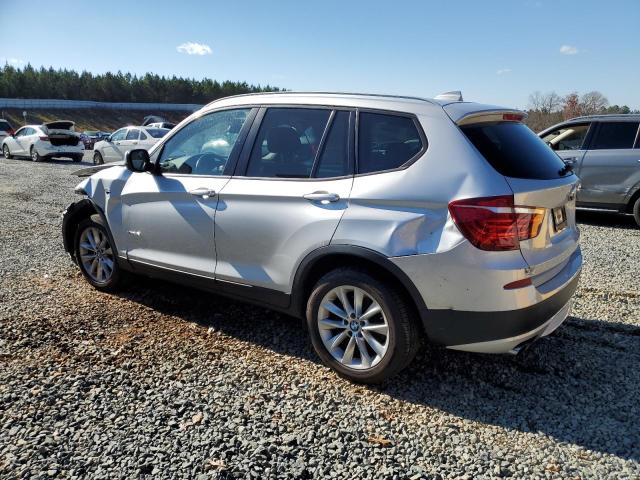 5UXWX9C57DL874141 - 2013 BMW X3 XDRIVE28I SILVER photo 2