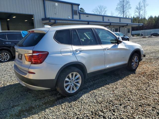 5UXWX9C57DL874141 - 2013 BMW X3 XDRIVE28I SILVER photo 3