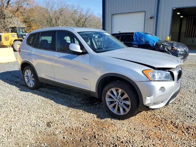 5UXWX9C57DL874141 - 2013 BMW X3 XDRIVE28I SILVER photo 4