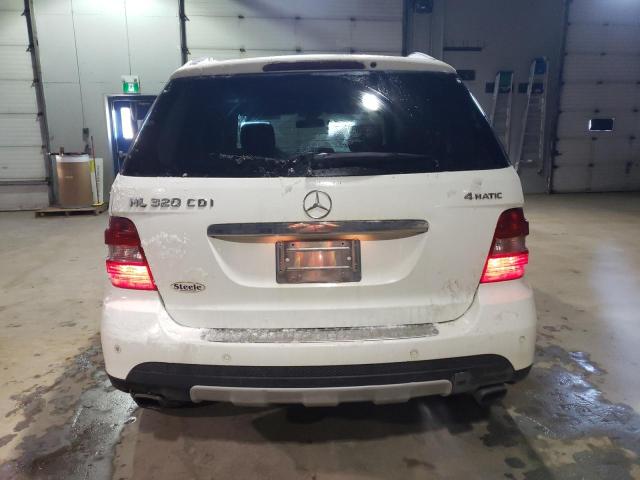 4JGBB22E08A361611 - 2008 MERCEDES-BENZ ML 320 CDI WHITE photo 6