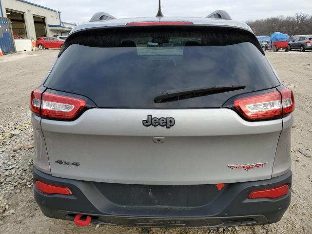 1C4PJMBS3HD213563 - 2017 JEEP CHEROKEE TRAILHAWK SILVER photo 6