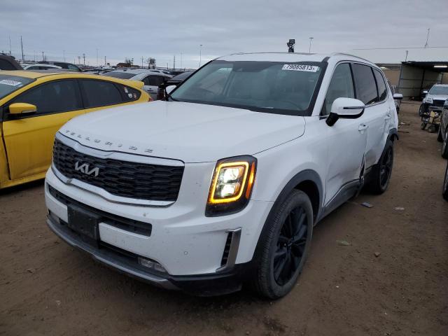 5XYP5DHCXNG287788 - 2022 KIA TELLURIDE SX WHITE photo 1