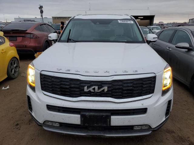 5XYP5DHCXNG287788 - 2022 KIA TELLURIDE SX WHITE photo 5