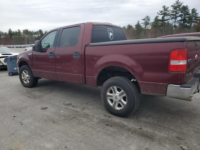 1FTPW145X6KB61011 - 2006 FORD F150 SUPERCREW MAROON photo 2