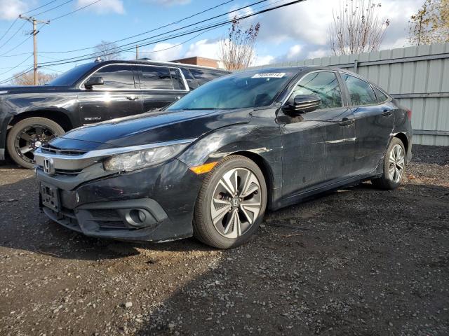 19XFC1F75HE214593 - 2017 HONDA CIVIC EXL შავი ფოტო 1