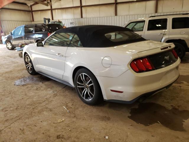 1FATP8UH5H5334438 - 2017 FORD MUSTANG WHITE photo 2