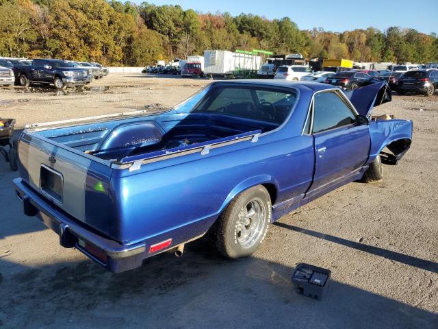 3GCCW80H6GS909234 - 1986 CHEVROLET EL CAMINO BLUE photo 3