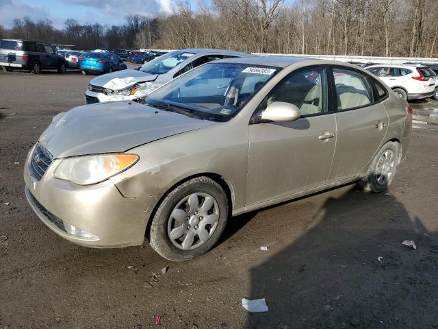 KMHDU46D08U555165 - 2008 HYUNDAI ELANTRA GLS BEIGE photo 1