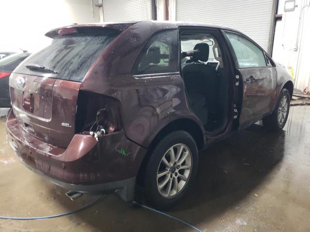 2FMDK38C39BA40799 - 2009 FORD EDGE SEL BURGUNDY photo 3