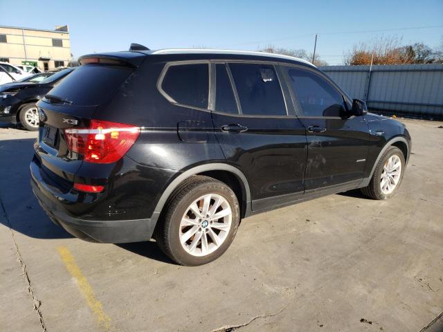 5UXWZ7C5XG0M83800 - 2016 BMW X3 SDRIVE28I Negro foto 3