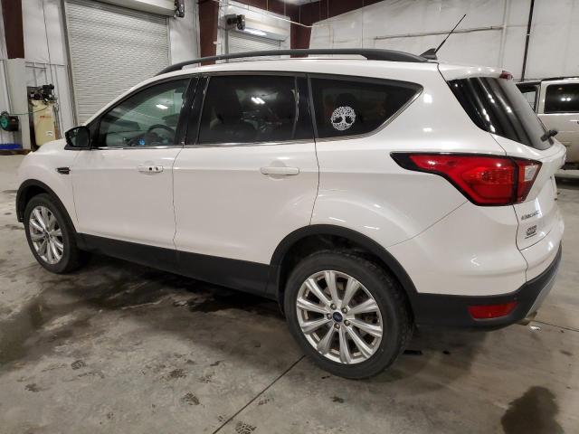 1FMCU9HD9KUA92049 - 2019 FORD ESCAPE SEL WHITE photo 2