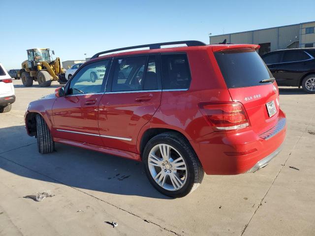 WDCGG5HB0FG436550 - 2015 MERCEDES-BENZ GLK 350 RED photo 2