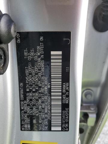 JTEDS41A892086617 - 2009 TOYOTA HIGHLANDER SILVER photo 13