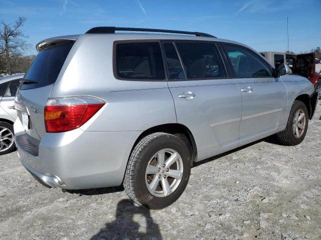 JTEDS41A892086617 - 2009 TOYOTA HIGHLANDER SILVER photo 3