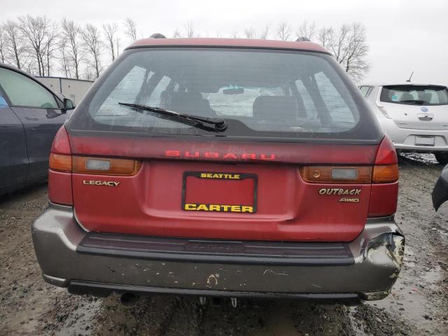 4S3BG6852V7650695 - 1997 SUBARU LEGACY OUTBACK MAROON photo 6