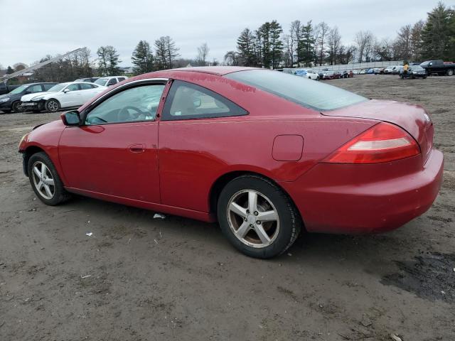 1HGCM71663A034649 - 2003 HONDA ACCORD EX RED photo 2