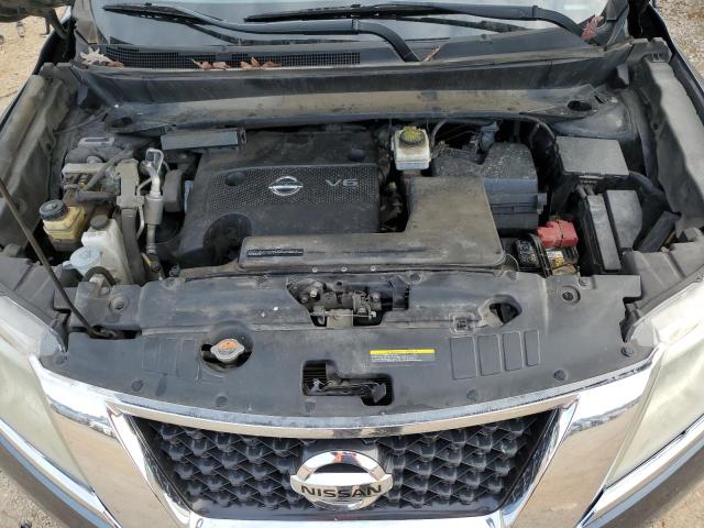 5N1AR2MM6FC625329 - 2015 NISSAN PATHFINDER S GRAY photo 12