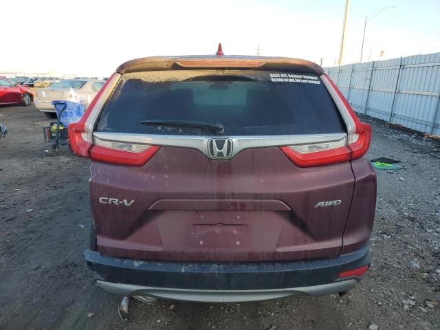 2HKRW2H51HH688834 - 2017 HONDA CR-V EX MAROON photo 6