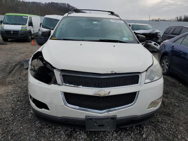 1GNKRFED2BJ326853 - 2011 CHEVROLET TRAVERSE LS WHITE photo 5