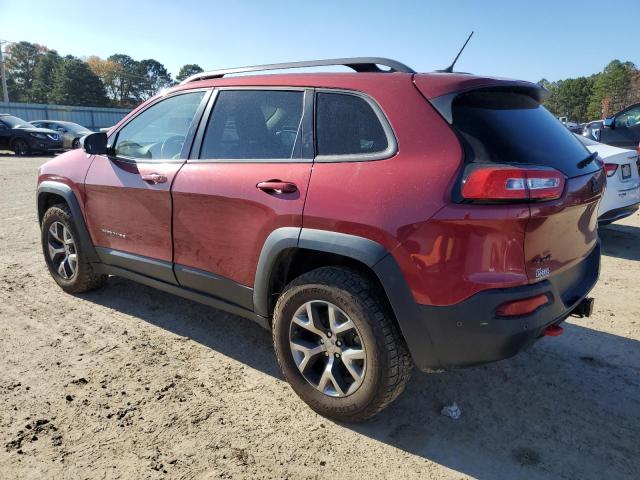 1C4PJMBS2EW216938 - 2014 JEEP CHEROKEE TRAILHAWK RED photo 2