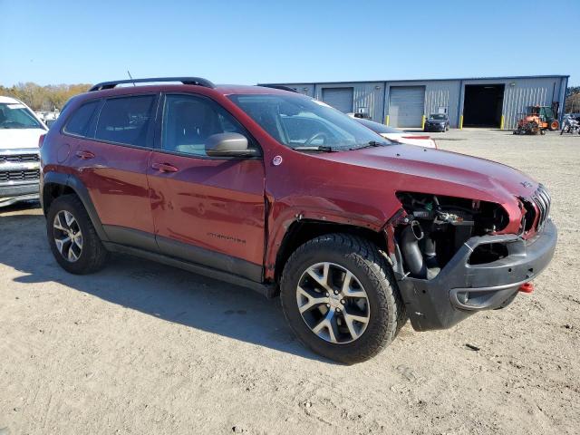 1C4PJMBS2EW216938 - 2014 JEEP CHEROKEE TRAILHAWK RED photo 4