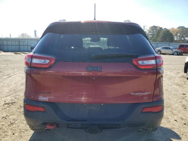1C4PJMBS2EW216938 - 2014 JEEP CHEROKEE TRAILHAWK RED photo 6