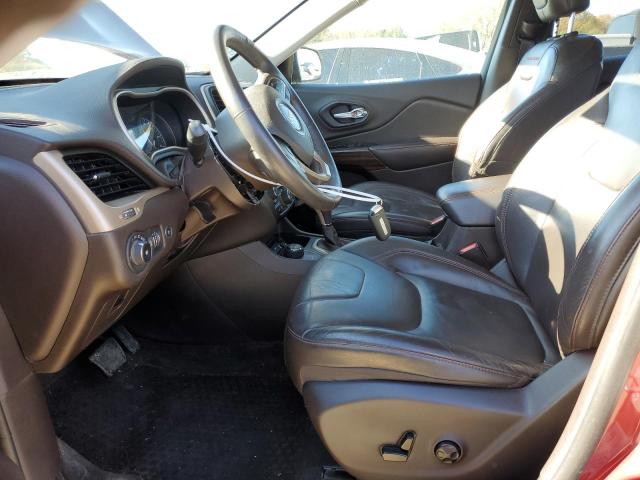 1C4PJMBS2EW216938 - 2014 JEEP CHEROKEE TRAILHAWK RED photo 7