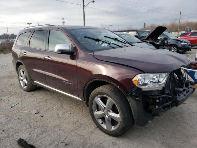 1C4SDJET8CC120122 - 2012 DODGE DURANGO CITADEL BURGUNDY photo 4