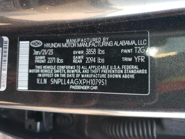 5NPLL4AGXPH107951 - 2023 HYUNDAI ELANTRA SE BLACK photo 13