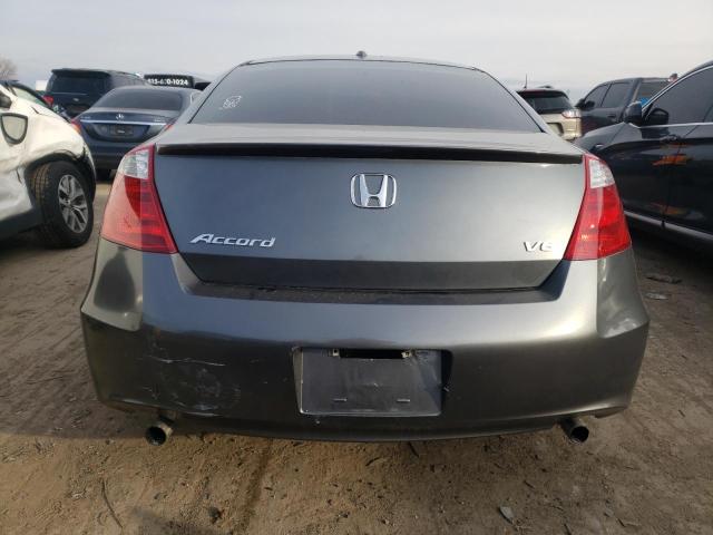 1HGCS22818A008444 - 2008 HONDA ACCORD EXL GRAY photo 6