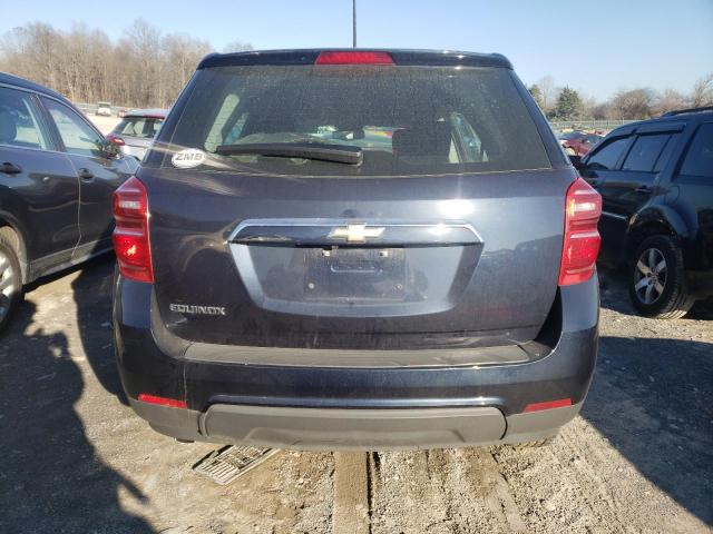 2GNALBEK7H1612351 - 2017 CHEVROLET EQUINOX LS BLUE photo 6