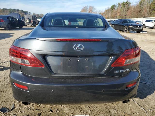 JTHFF2C29B2520494 - 2011 LEXUS IS 250 GRAY photo 6