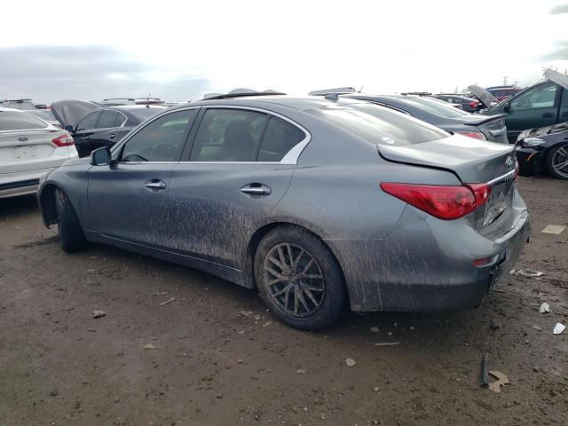 JN1BV7AP0EM690933 - 2014 INFINITI Q50 BASE GRAY photo 2