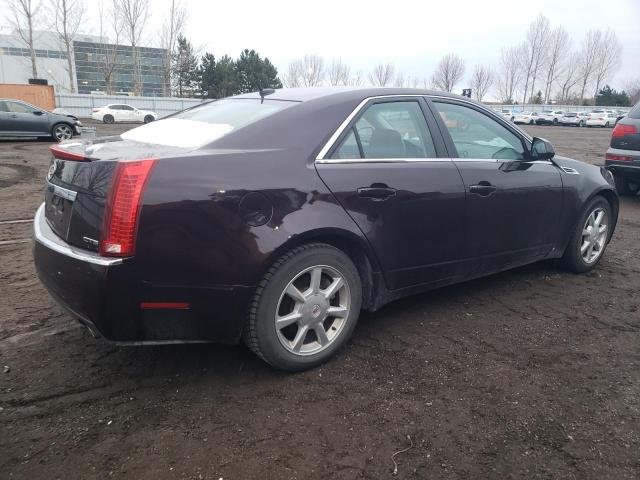 1G6DF577080131749 - 2008 CADILLAC CTS BURGUNDY photo 3