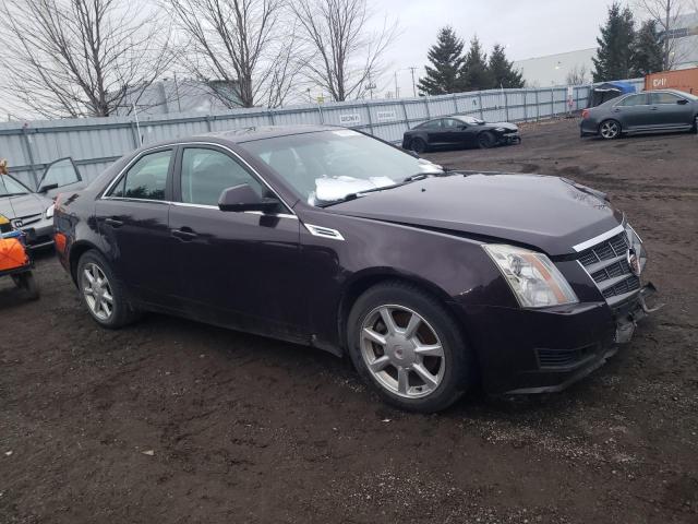 1G6DF577080131749 - 2008 CADILLAC CTS BURGUNDY photo 4