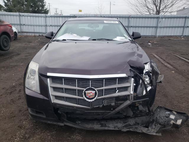 1G6DF577080131749 - 2008 CADILLAC CTS BURGUNDY photo 5