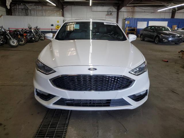 3FA6P0VP6HR178184 - 2017 FORD FUSION SPORT WHITE photo 5