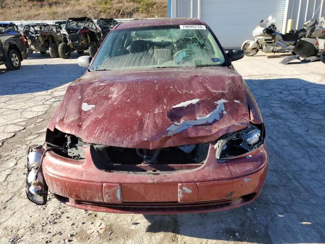 1G1ND52J62M527008 - 2002 CHEVROLET MALIBU MAROON photo 5