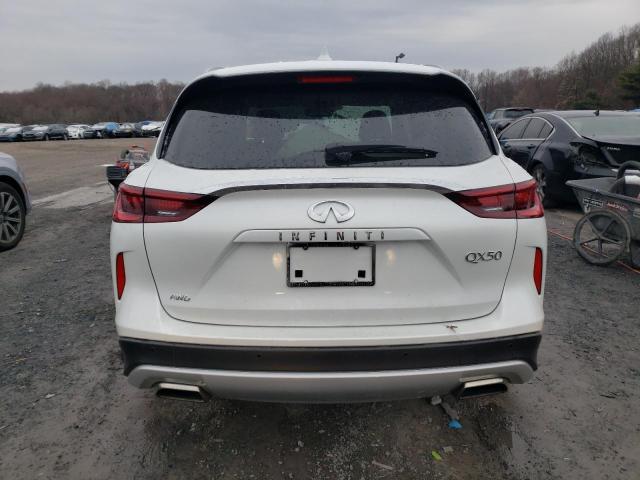 3PCAJ5BB0PF117697 - 2023 INFINITI QX50 LUXE WHITE photo 6