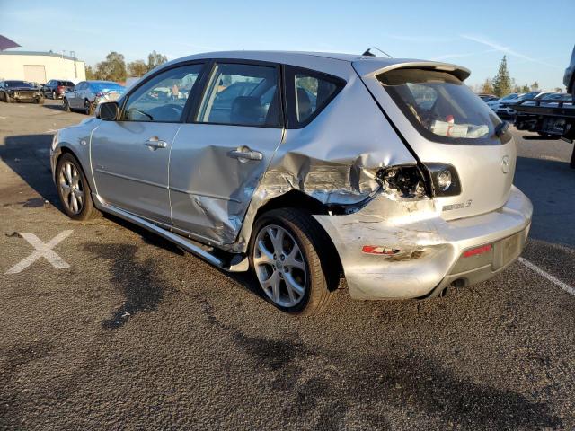 JM1BK344181157480 - 2008 MAZDA 3 HATCHBACK SILVER photo 2