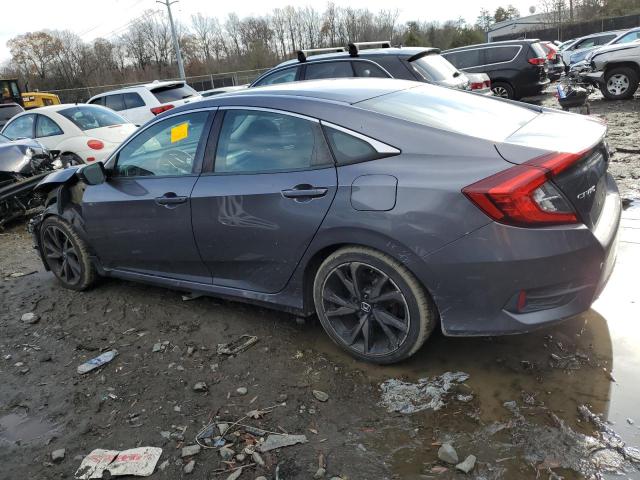 2HGFC2F59HH514051 - 2017 HONDA CIVIC LX GRAY photo 2