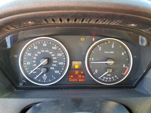 5UXZW0C59BL369713 - 2011 BMW X5 XDRIVE35D BLUE photo 9