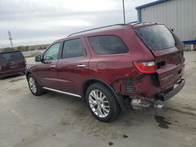 1C4RDHAG1HC680538 - 2017 DODGE DURANGO SXT RED photo 2