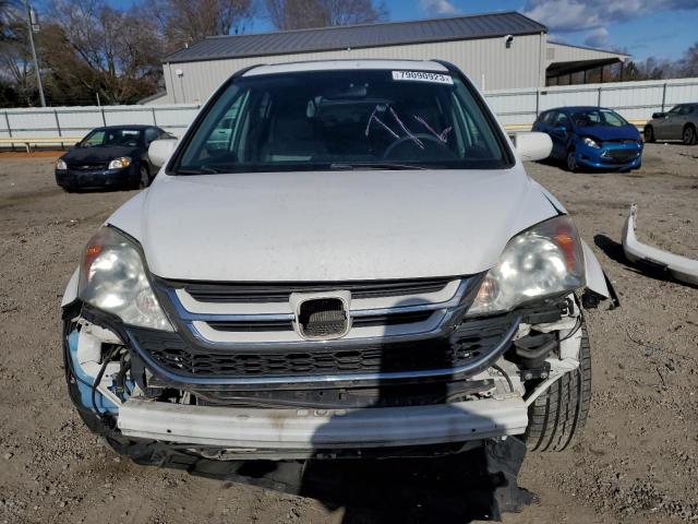 5J6RE4H77AL042175 - 2010 HONDA CR-V EXL WHITE photo 5