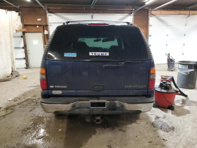 1GNEK13Z32J231849 - 2002 CHEVROLET TAHOE K1500 BLUE photo 6